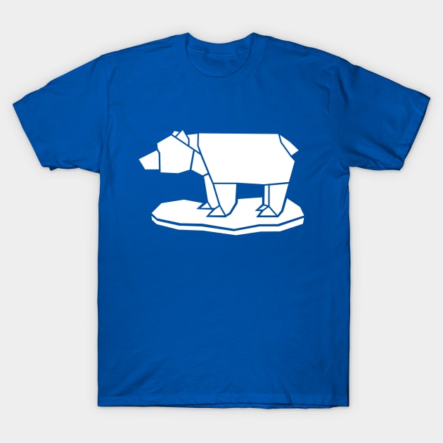 Polar Bear Origami T-Shirt by danielasynner